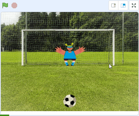 Scoring a goal